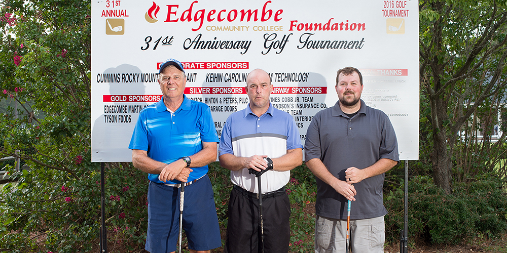 Second-place winner was Abrams, with team members (from left) Roy Henderson, Kendall Strickland, and Justin Harrell.