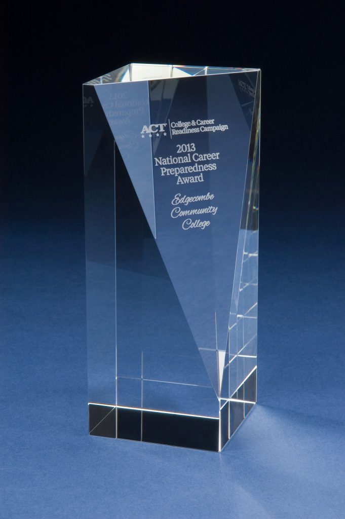 Photo: Edgecombe Community College received a national award in 2013 for its efforts to prepare students to be successful in careers and the workplace. The college was honored with ACT’s National Career Preparedness Award.