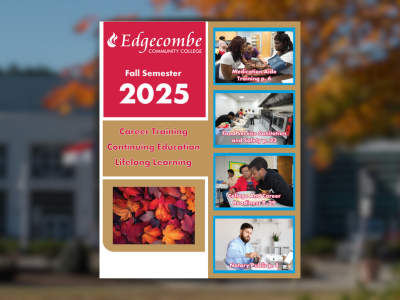 Edgecombe Homepage Slide - New! Fall 2025 Continuing Education Schedule