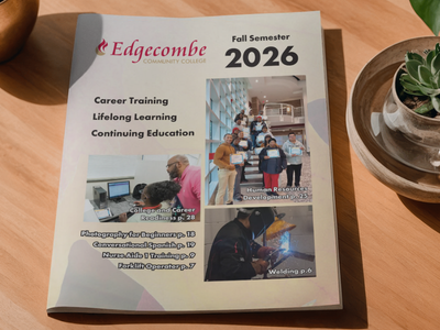 Edgecombe Homepage Slide - NEW! 2026 Fall Continuing Education Schedule